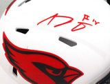 AJ Green Autographed Cardinals Lunar Speed Mini Helmet- Beckett W *Red