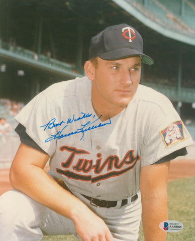 Twins Harmon Killebrew "Best Wishes" Authentic Signed 8x10 Photo BAS #AA48065