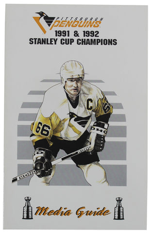 1991-92 Pittsburgh Penguins Stanley Cup Champions Media Guide Un-signed