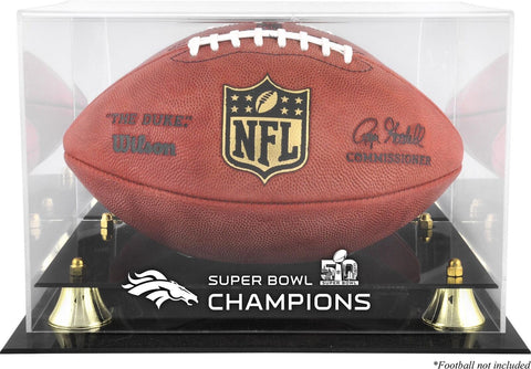 Denver Broncos Golden Classic Super Bowl 50 Champs Display Case