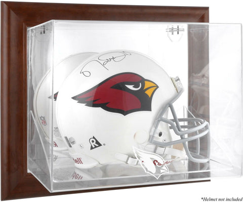 Cardinals Brown Framed Wall-Mountable Logo Helmet Case-Fanatics