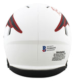 Patriots Randy Moss Authentic Signed Lunar Speed Mini Helmet BAS Witnessed