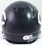 Cole Kmet Autographed Chicago Bears Speed 60s TB Mini Helmet- Beckett W *Silver