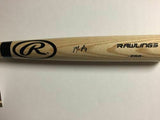 Autographed/Signed MAIKEL FRANCO Natural Pro Model 34 Baseball Bat JSA COA PHOTO