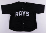 Jim Morris Signed Tampa Bay Rays Jersey Inscribd "The Rookie" (Beckett Hologram)