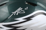 AJ Brown Autographed Philadelphia Eagles F/S Speed Authentic Helmet-BeckettWHolo