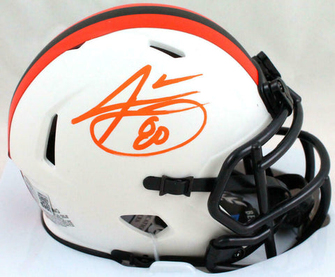 Jarvis Landry Signed Cleveland Browns Lunar Speed Mini Helmet-Beckett W Hologram