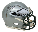 Brian Dawkins Signed Philadelphia Eagles Mini Speed Replica Flash Helmet BAS