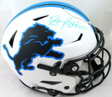 Barry Sanders Autographed Detroit Lions F/S Lunar SpeedFlex Helmet -Beckett Holo