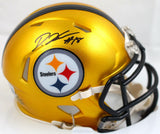 Diontae Johnson Signed Pittsburgh Steelers Flash Speed Mini Helmet-BeckettW Holo