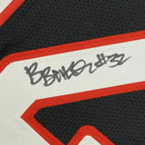 FRAMED Autographed/Signed BUDDA BAKER 33x42 Arizona Black Jersey Beckett BAS COA