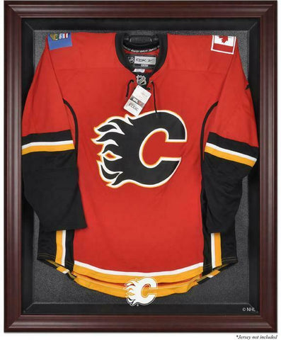 Calgary Flames Mahogany Jersey Display Case-Fanatics Authentic