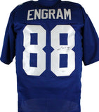 Evan Engram Autographed Blue Pro Style Jersey-JSA *R8