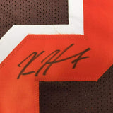 Autographed/Signed Kareem Hunt Cleveland Brown Football Jersey PSA/DNA COA
