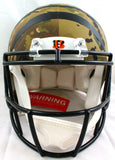 Ja'Marr Chase Autographed Bengals Camo F/S Speed Authentic Helmet -BeckettW Holo