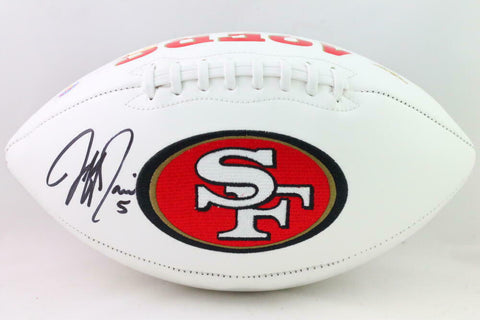 Jeff Garcia Autographed San Francisco 49ers Logo Football- Beckett W Authenticat