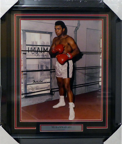 Muhammad Ali Authentic Autographed Signed Framed 16x20 Photo PSA/DNA #T00385