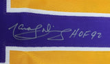 Marcel Dionne Signed Los Angeles Kings Home Jersey Inscribed "HOF 92" (JSA COA)
