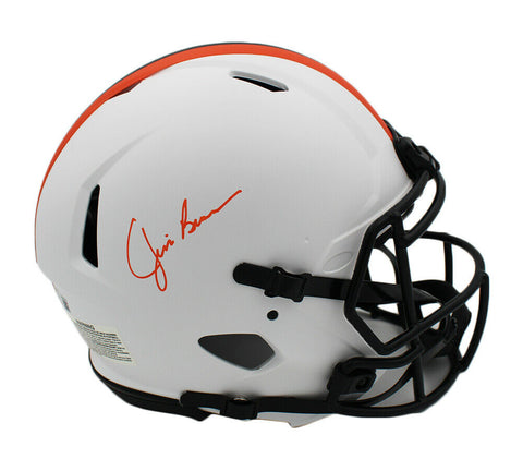 Jim Brown Signed Cleveland Browns Speed Authentic Lunar NFL Helmet