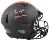 Browns Baker Mayfield Dawg Pound Signed Eclipse F/S Speed Proline Helmet BAS W