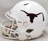QUINN EWERS AUTOGRAPHED TEXAS WHITE FULL SIZE AUTHENTIC HELMET BECKETT 209470