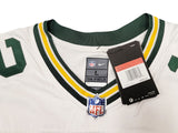 PACKERS AARON RODGERS AUTOGRAPHED WHITE NIKE TWILL JERSEY L FANATICS 209356