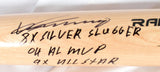 Vladimir Guerrero Sr. Signed Blonde Rawlings Pro Baseball Bat w/3 Ins.-BAW Holo