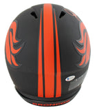 Broncos John Elway Signed Eclipse Full Size Speed Proline Helmet BAS Witnessed