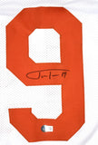 Justin Tucker Autographed White College Style Jersey- Beckett W Hologram *Black