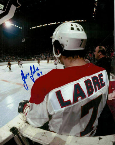 Yvon Labre Autographed/Signed Washington Capitals 8x10 Photo 12016