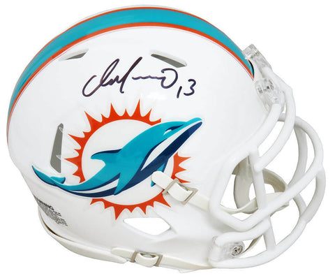 Dan Marino Signed Miami Dolphins Riddell Speed Mini Helmet (Schwartz Sports COA)