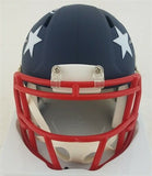 Chase Winovich Signed New England Patriots Amp Alternate Mini Helmet Beckett COA