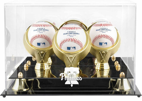 Philadelphia Phillies Golden Classic Three Baseball 2019 Logo Display Case