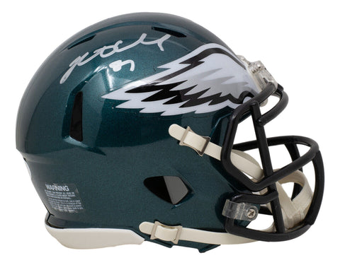 Brent Celek Signed Philadelphia Eagles Mini Speed Replica Helmet JSA ITP