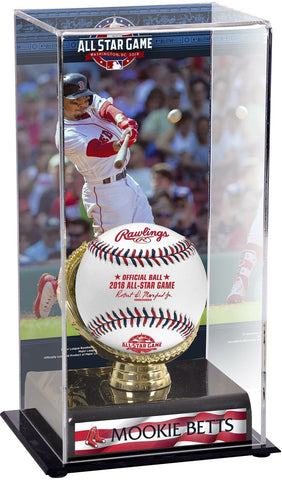 Mookie Betts Boston Red Sox 2018 All-Star Game Gold Glove Display Case & Image
