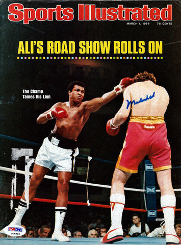 Muhammad Ali Autographed Signed Sports Illustrated Magazine PSA/DNA #S06882