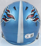 Treylon Burks Signed Tennessee Titans Flash Speed Mini Helmet-Beckett W Hologram