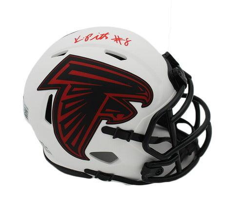 Kyle Pitts Signed Atlanta Falcons Speed Lunar NFL Mini Helmet
