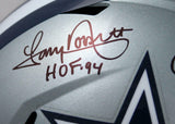 Roger Staubach/Tony Dorsett Signed Cowboys F/S Speed Helmet w/HOF-Beckett W Holo