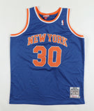 Bernard King Signed New York Knicks Jersey (JSA COA) 4xNBA All Star Forward