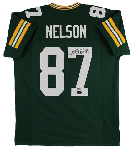 Jordy Nelson Authentic Signed Green Pro Style Jersey Autographed BAS Witnessed