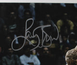 Larry Bird Signed Framed 16x20 Boston Celtics Jump Shot Photo JSA