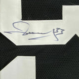 Autographed/Signed MERRIL HOGE Pittsburgh Black Football Jersey JSA COA Auto