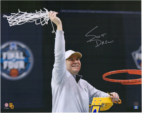Scott Drew Baylor Bears Autographed 16" x 20" Nets Photograph