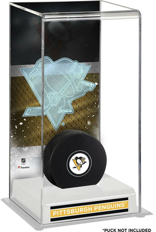 Pittsburgh Penguins Deluxe Tall Hockey Puck Case - Fanatics