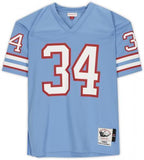FRMD Earl Campbell Houston Oilers Signed Mitchell & Ness Blue Jersey w/"HOF 91"
