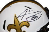 Jarvis Landry Autographed New Orleans Saints Lunar Mini Helmet Beckett 38037