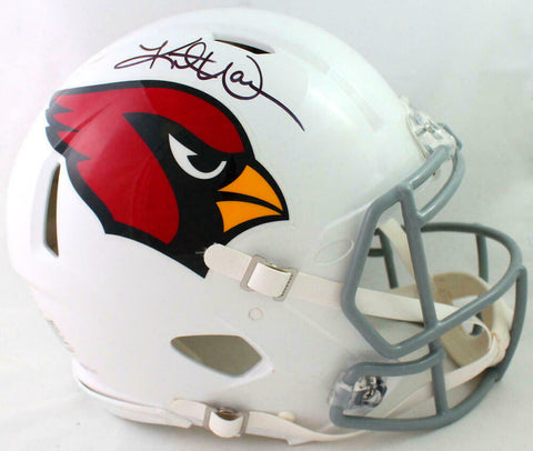 Kurt Warner Signed Arizona Cardinals FS Speed Authentic Helmet- Beckett W *Black