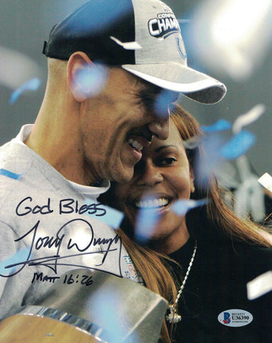 Tony Dungy Autographed/Signed Indianapolis Colts 8x10 Photo BAS 29757