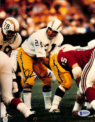 Chargers John Hadl Authentic Signed 8x10 Photo Autographed versus Cardinals BAS